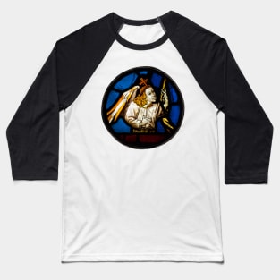 Roundel with an Angel Baseball T-Shirt